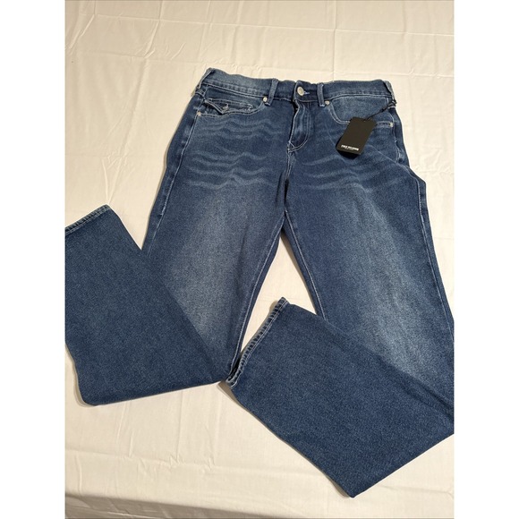 JEANS RELAXED SLIM True Religion Men's32x32 Geno SN Flap Blue Denim